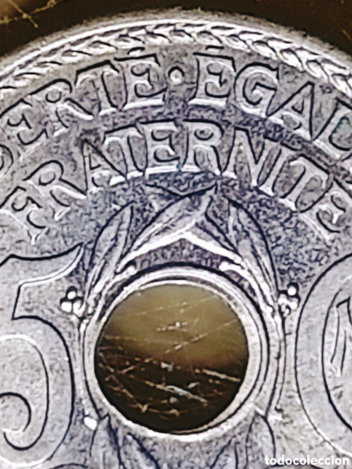 Monedas con errores: Moneda Francia-1939 (error de acu&ntilde;aci&oacute;n) - Foto 9