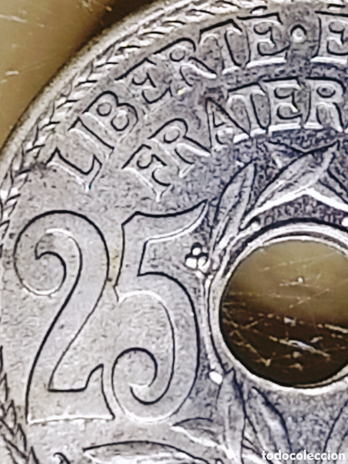 Monedas con errores: Moneda Francia-1939 (error de acu&ntilde;aci&oacute;n) - Foto 11