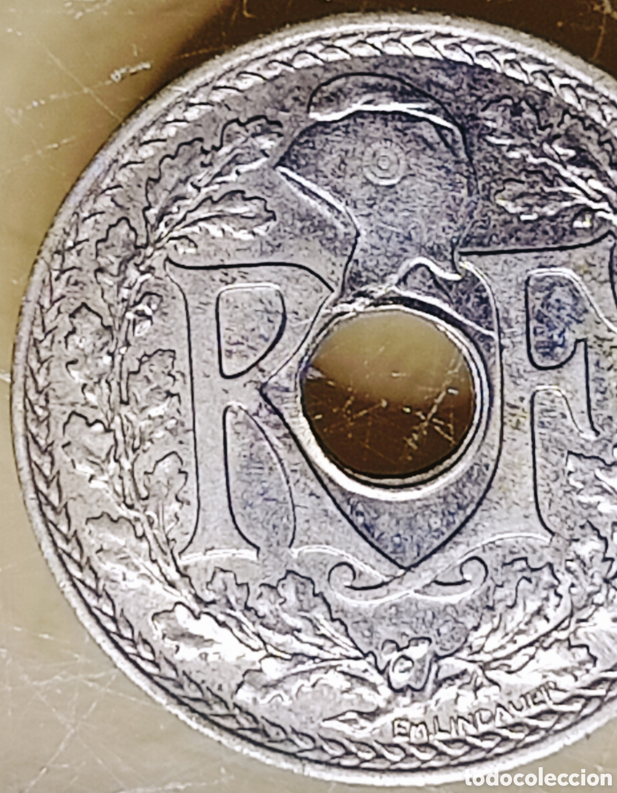 Monedas con errores: Moneda Francia-1939 (error de acu&ntilde;aci&oacute;n) - Foto 13