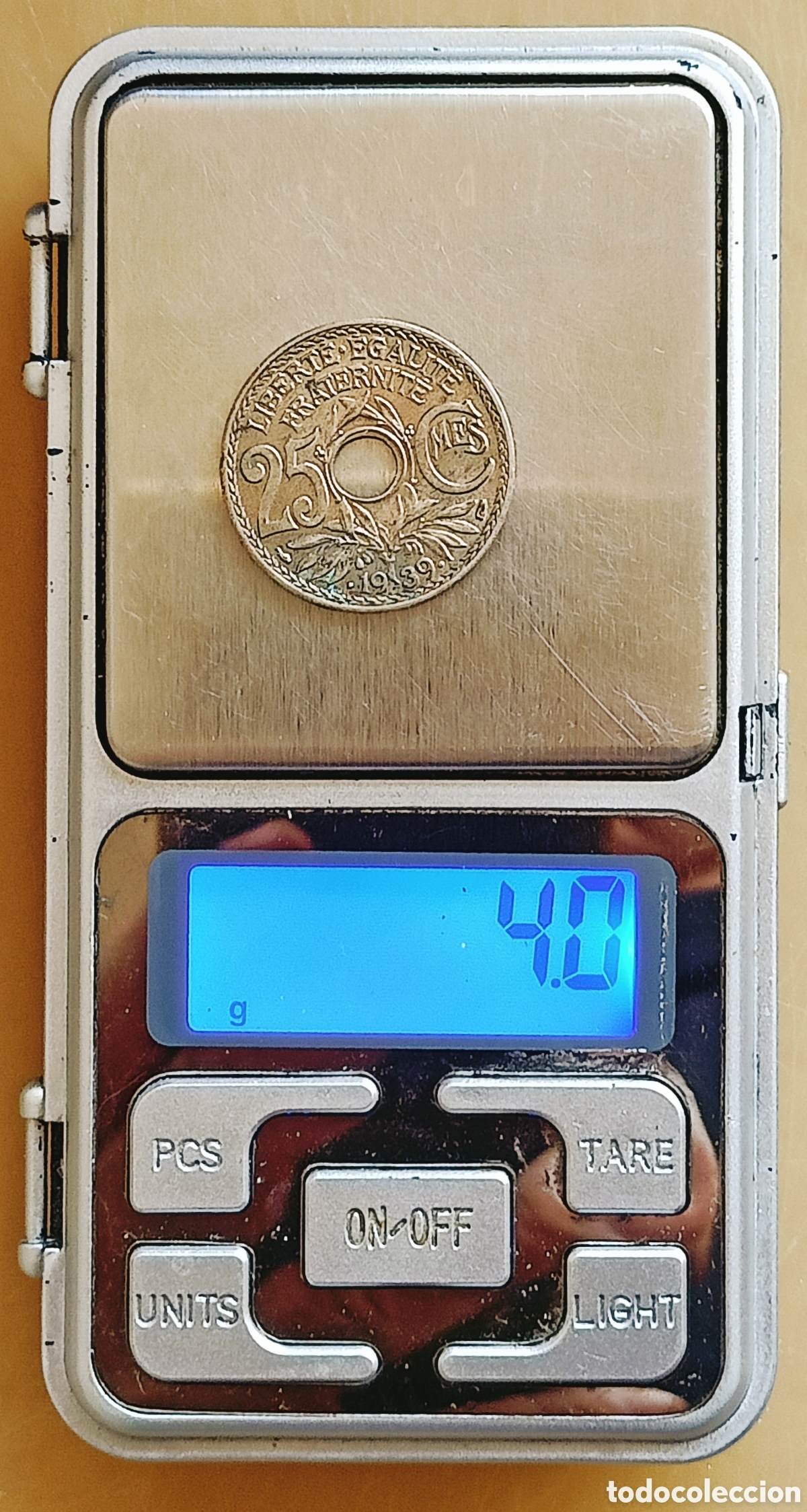 Monedas con errores: Moneda Francia-1939 (error de acu&ntilde;aci&oacute;n) - Foto 27