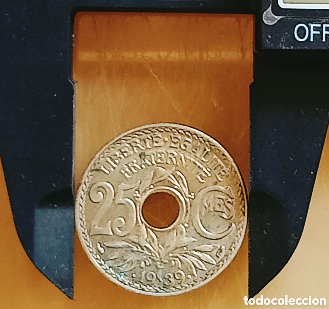 Monedas con errores: Moneda Francia-1939 (error de acu&ntilde;aci&oacute;n) - Foto 29