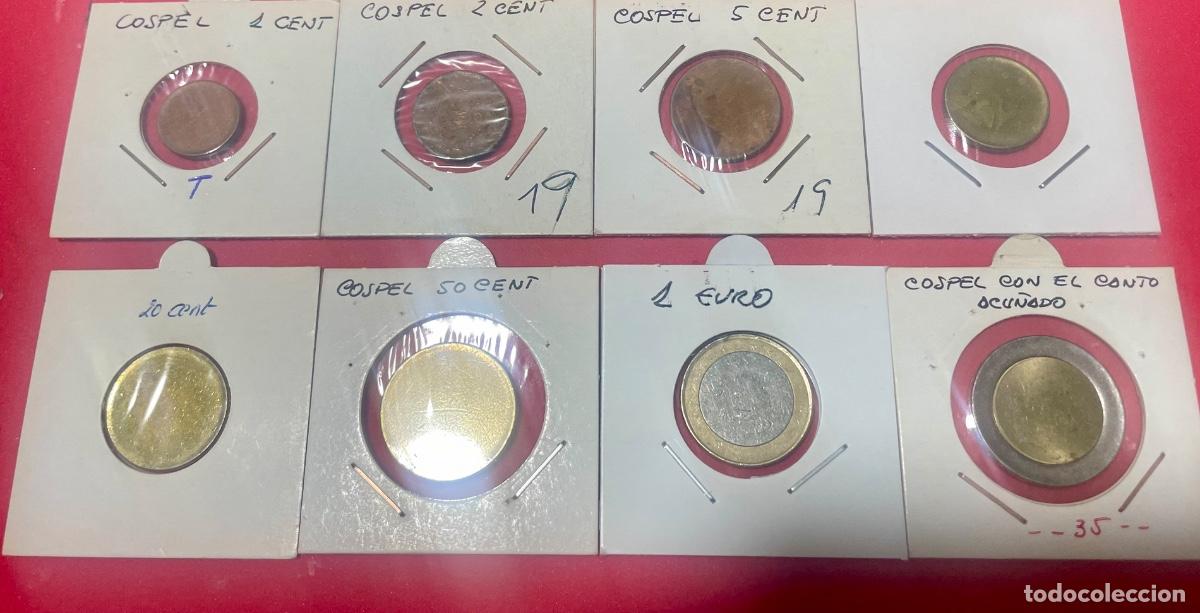 M&uuml;nzen mit Fehlern: ERRORES CONJUNTO FORMADO POR LOS OCHO COSPELES DE MONEDAS DE EURO