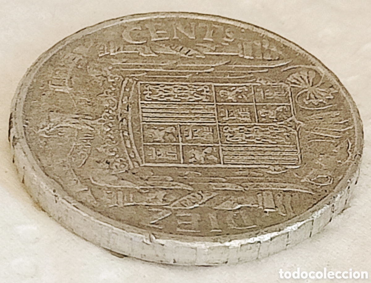 Monedas con errores: Moneda Espa&ntilde;a (1945) error severo - Foto 26