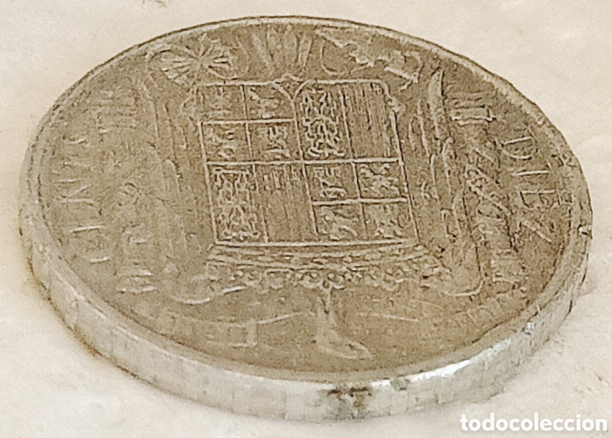 Monedas con errores: Moneda Espa&ntilde;a (1945) error severo - Foto 27