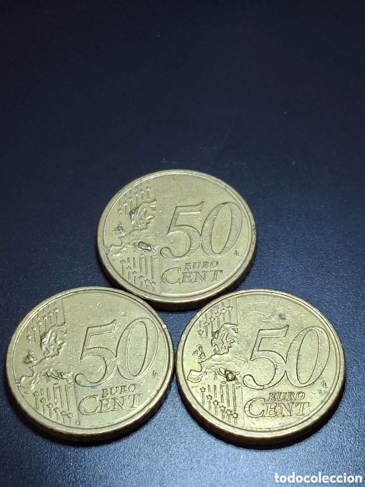 M&uuml;nzen mit Fehlern: 50 c&eacute;ntimos Belgica 2009 con errores