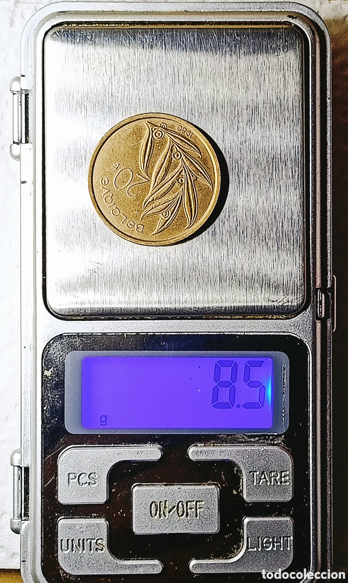 Monedas con errores: Moneda B&eacute;lgica (1980) h&iacute;brido de canto - Foto 14