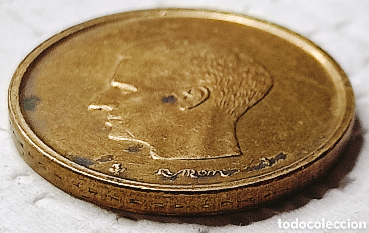Monedas con errores: Moneda B&eacute;lgica (1980) h&iacute;brido de canto - Foto 20