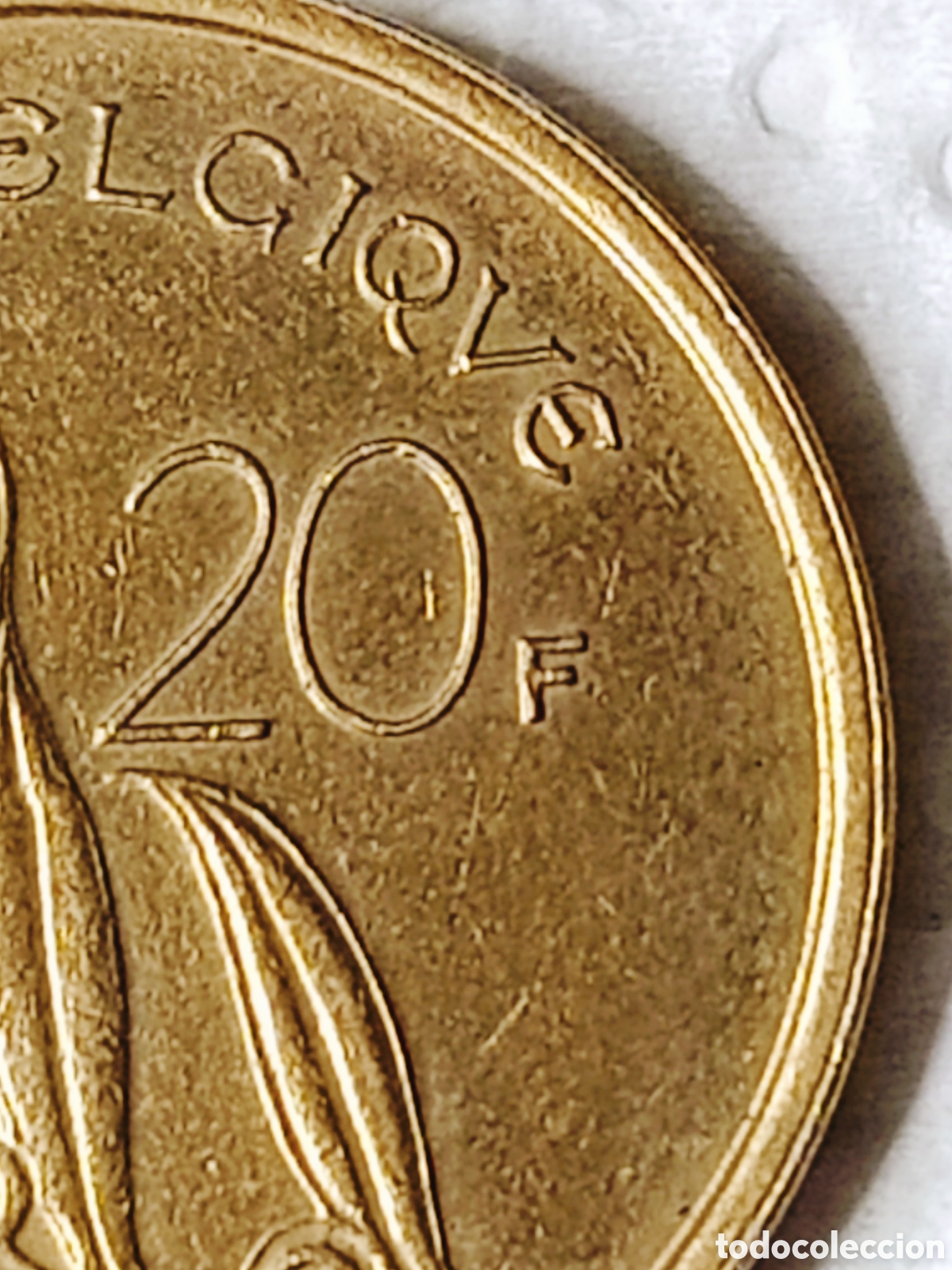 Monedas con errores: Moneda B&eacute;lgica (1980) h&iacute;brido de canto - Foto 24