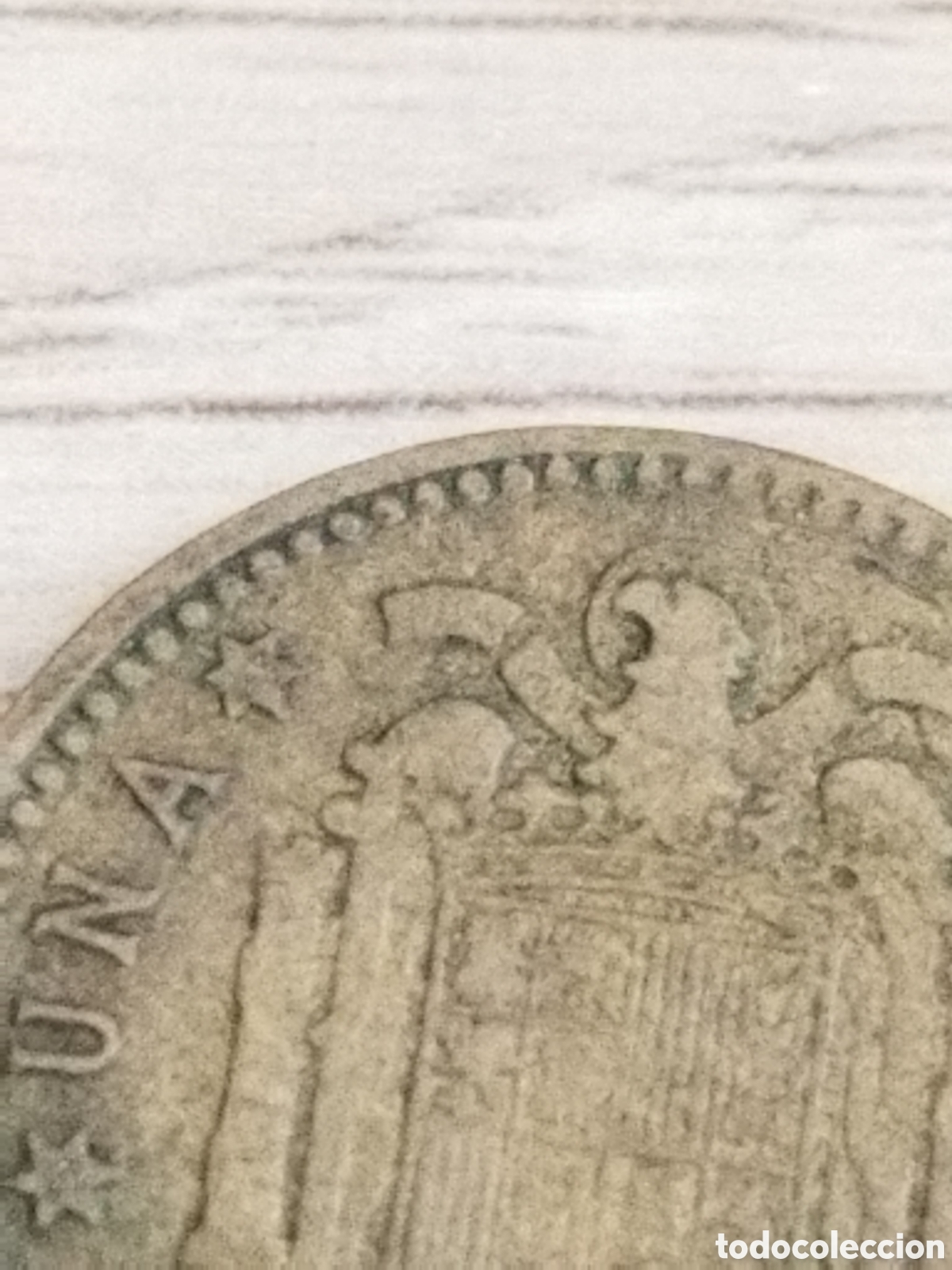 Monedas con errores: Error moneda repintada 1 peseta de 1963 19-63