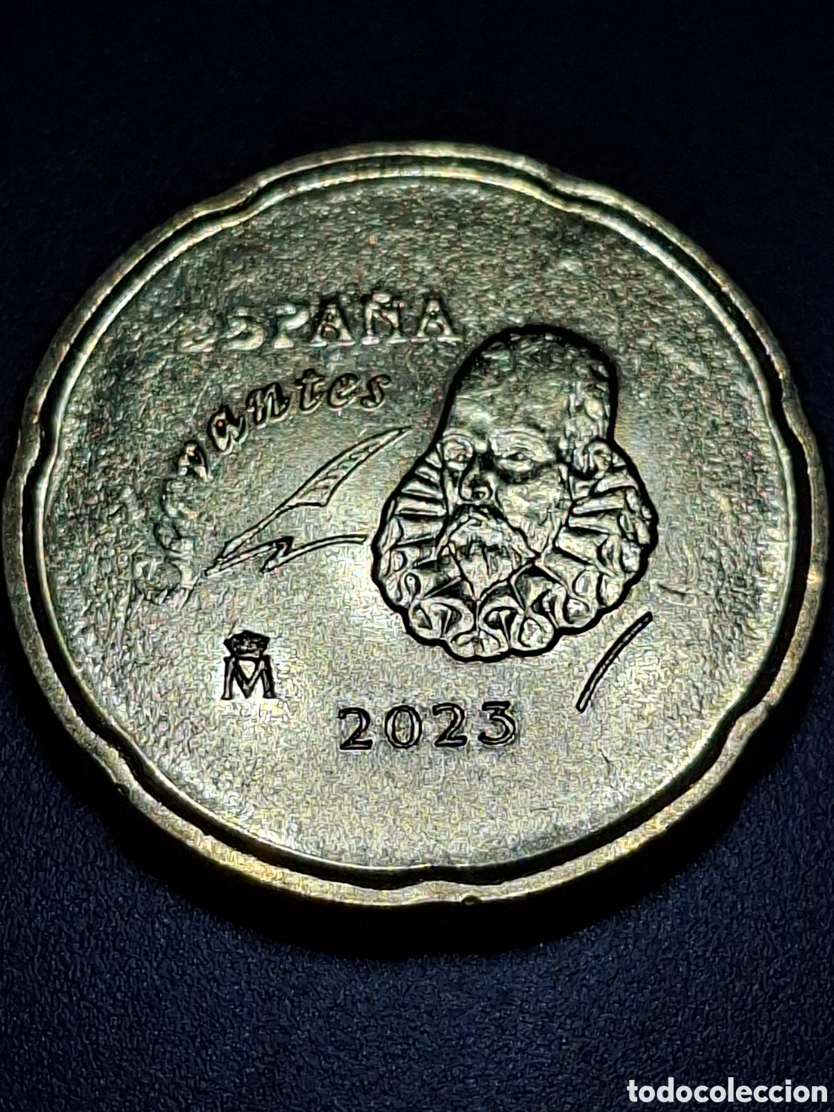 Monedas con errores: AUSENCIA 12 ESTRELLAS 20 centimos 2023 - Foto 2