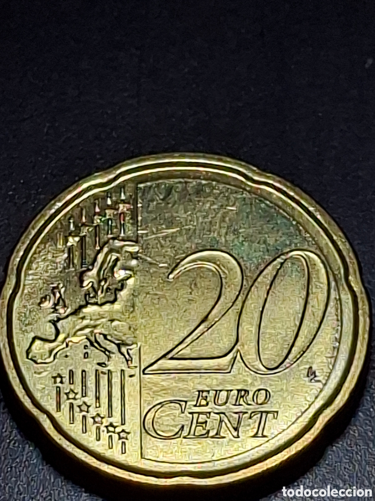 Monedas con errores: AUSENCIA 12 ESTRELLAS 20 centimos 2023 - Foto 3