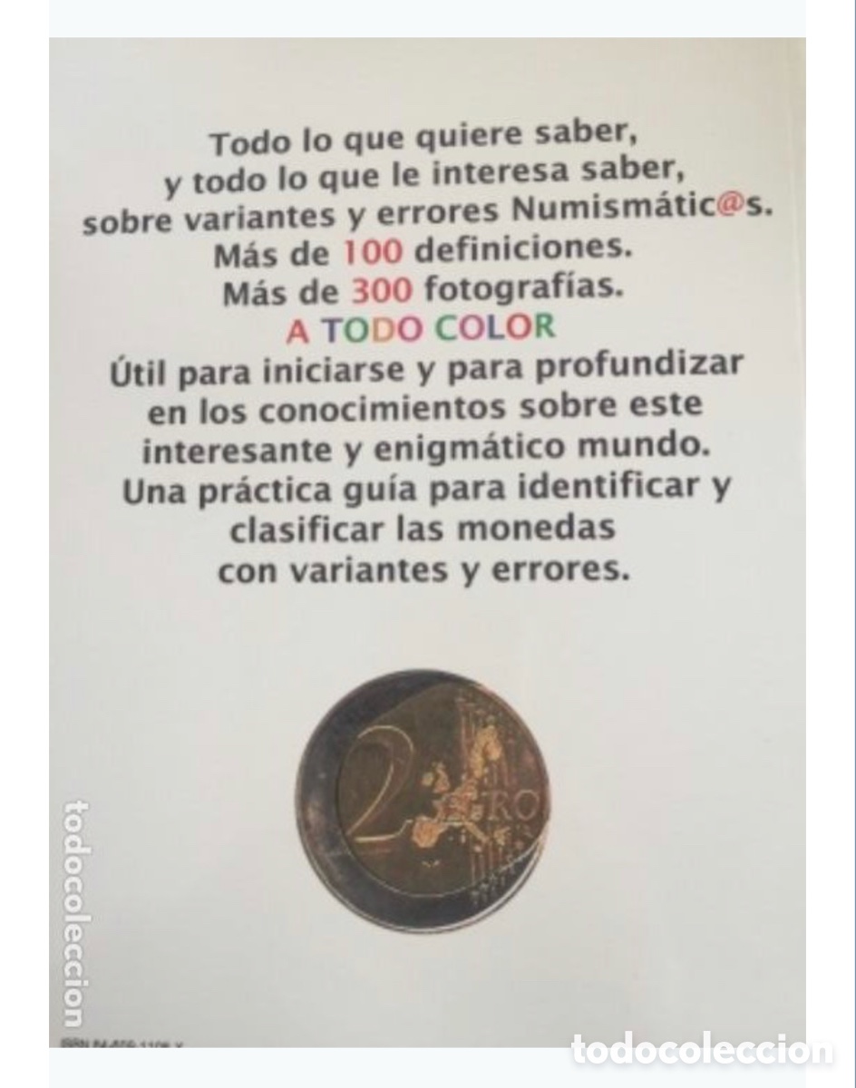 Monedas con errores: * ERRORES * VARIANTES Y ERRORES. LIBRO FUNDAMENTAL. NOVEDAD EDITORIAL - Foto 8