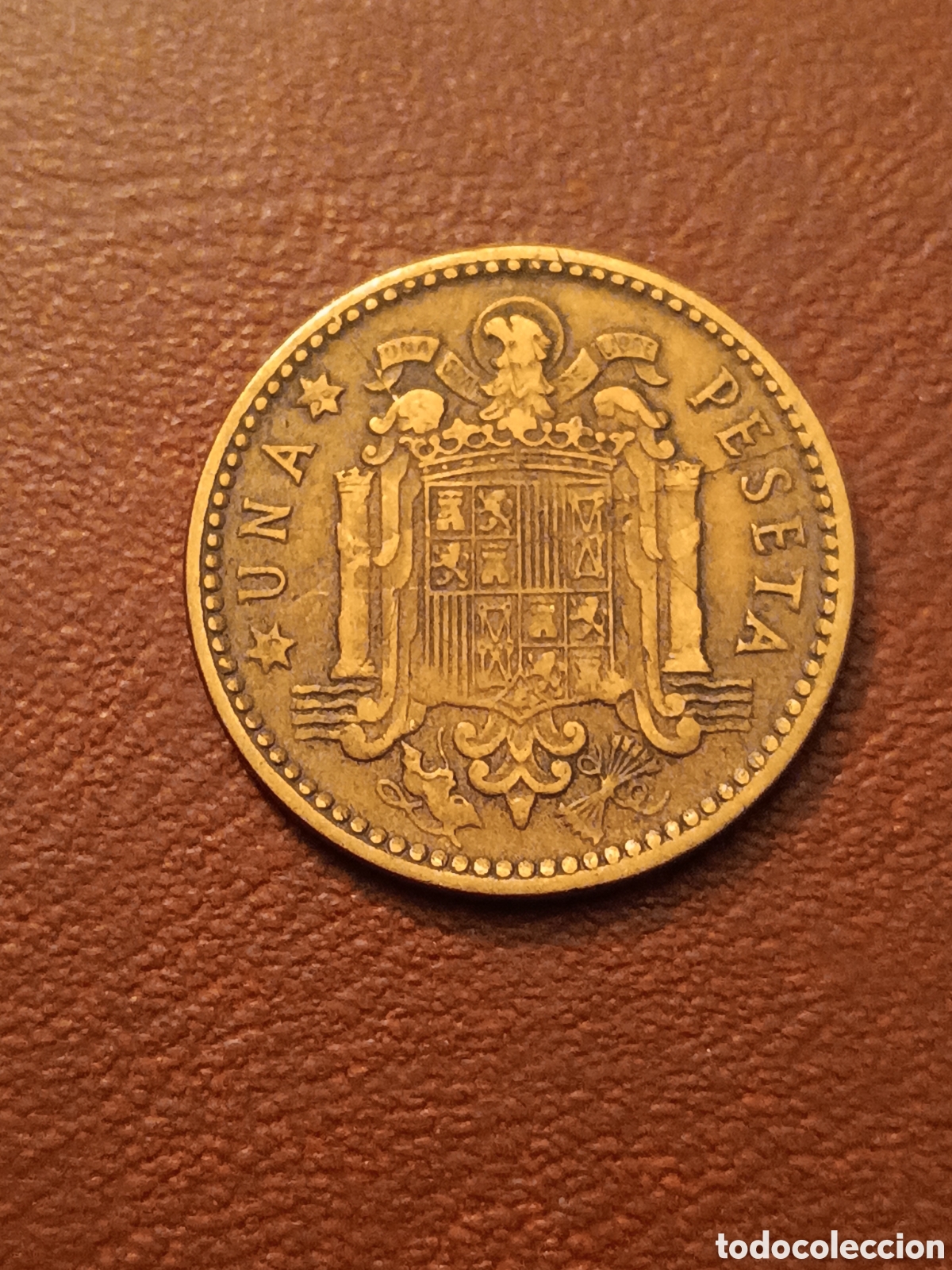 M&uuml;nzen mit Fehlern: ERROR ROTURA DE CU&Ntilde;O - 1 PESETA 1953 - ESTADO ESPA&Ntilde;OL