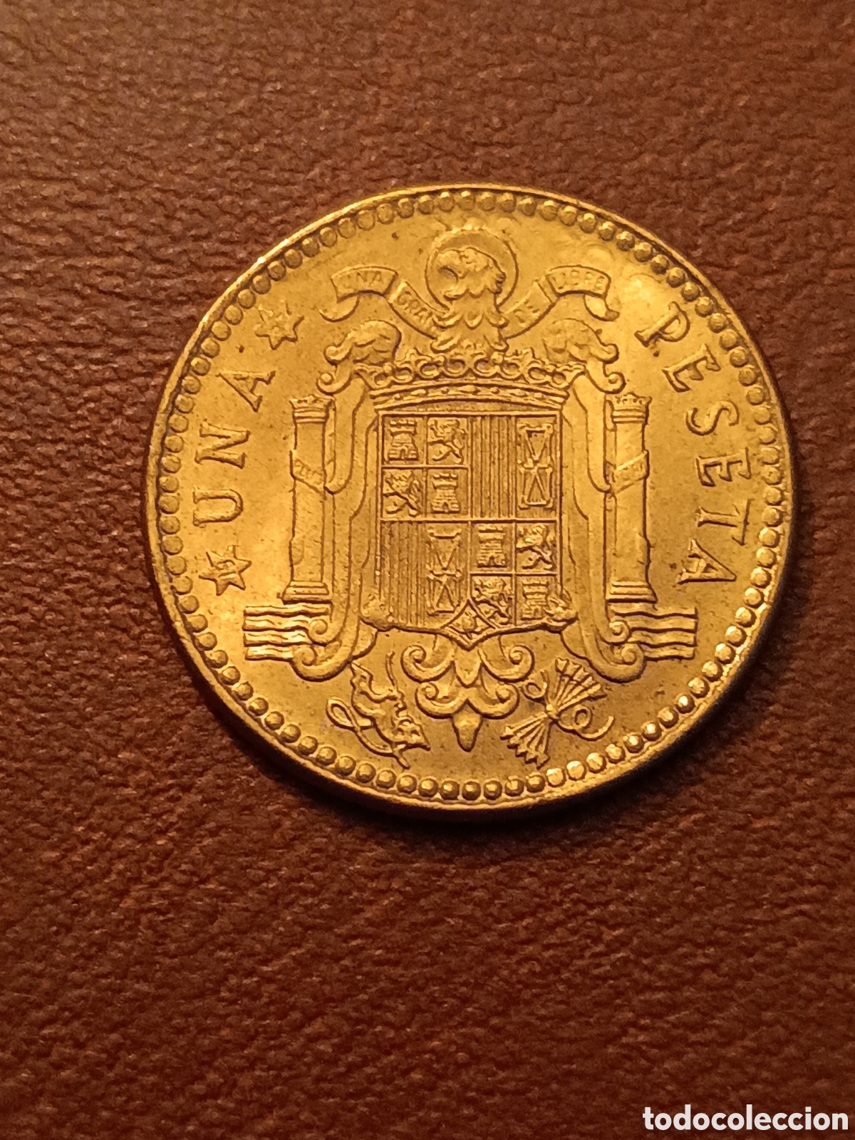 Monedas con errores: ERROR REPINTE - 1 PESETA 1963 - ESTADO ESPA&Ntilde;OL - Foto 2