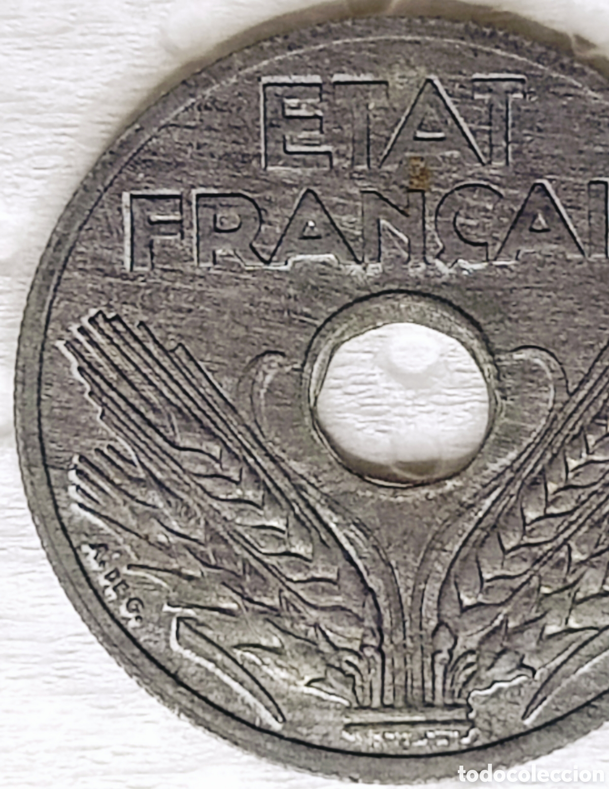 Monedas con errores: Moneda Francia (Vichy 1941) error - Foto 16