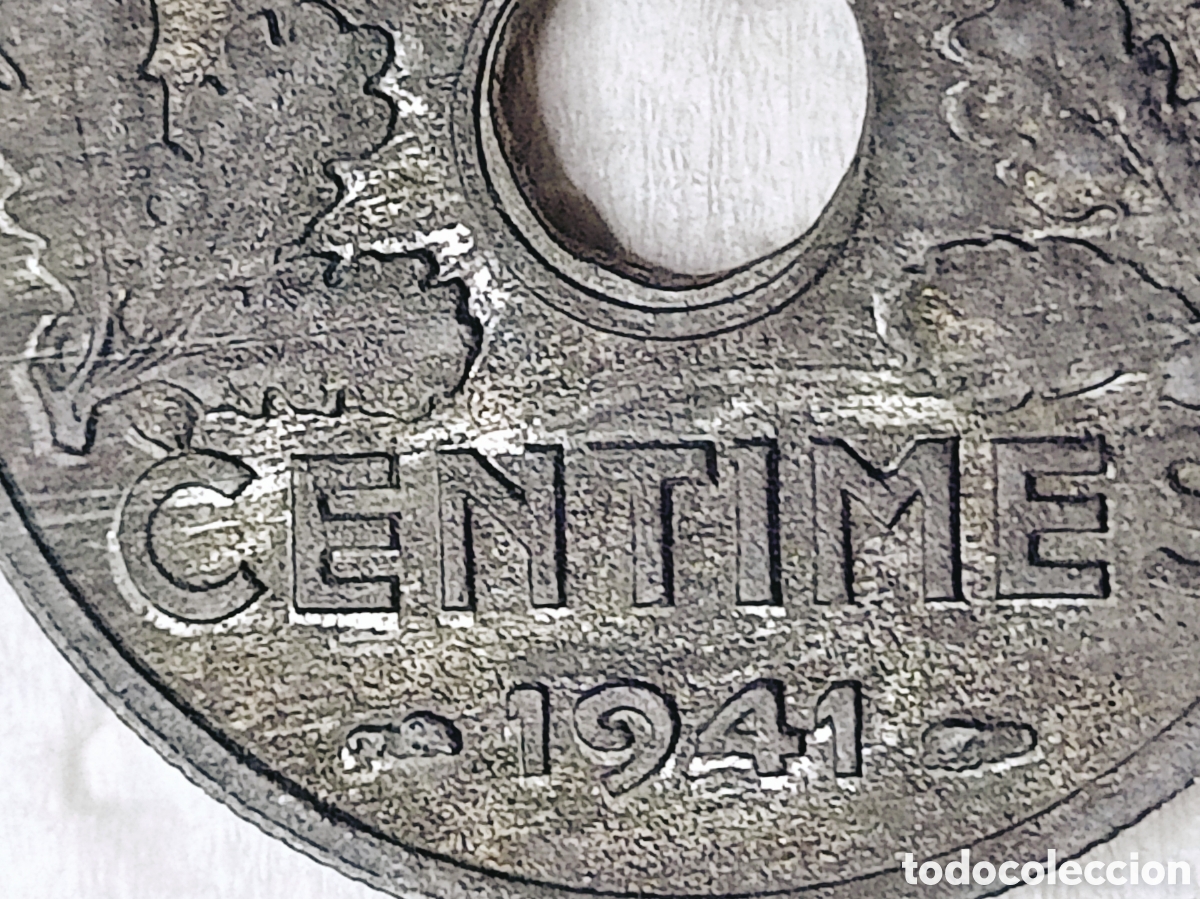 Monedas con errores: Moneda Francia (Vichy 1941) error - Foto 22