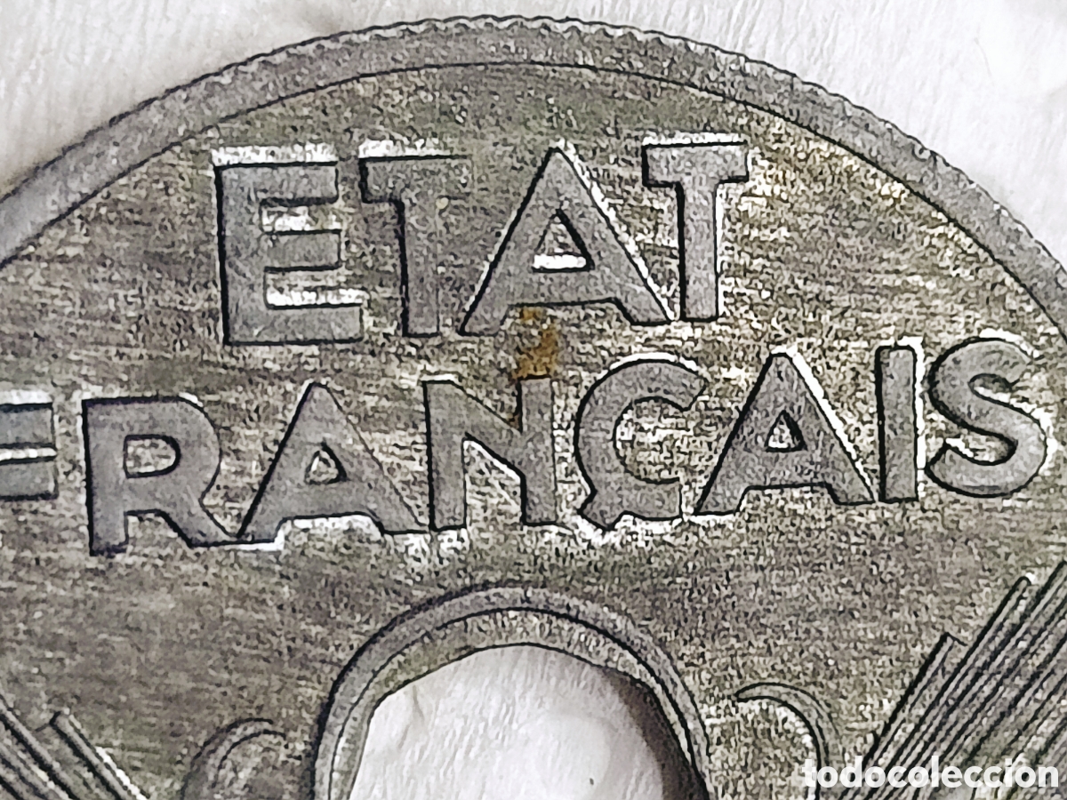 Monedas con errores: Moneda Francia (Vichy 1941) error - Foto 23