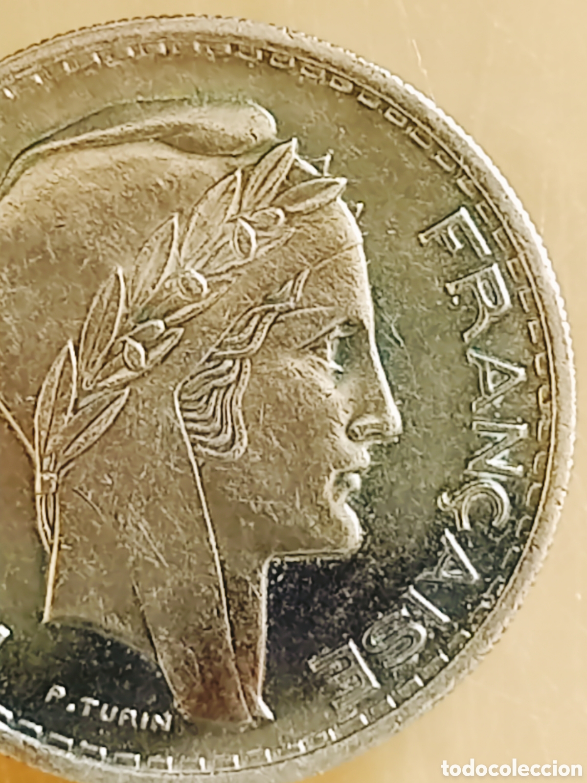 Monedas con errores: Moneda Francia (1948) error de acu&ntilde;aci&oacute;n - Foto 5