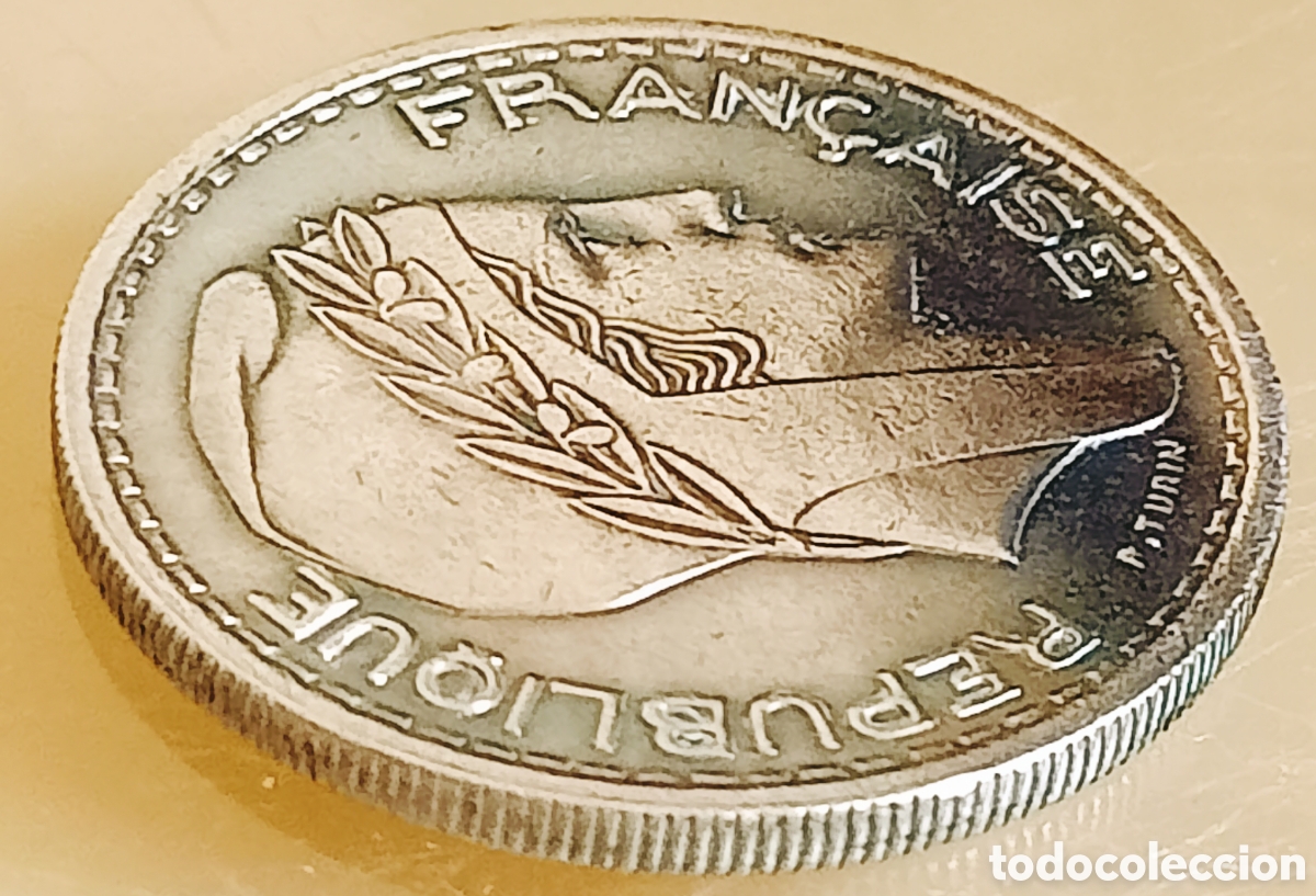 Monedas con errores: Moneda Francia (1948) error de acu&ntilde;aci&oacute;n - Foto 18