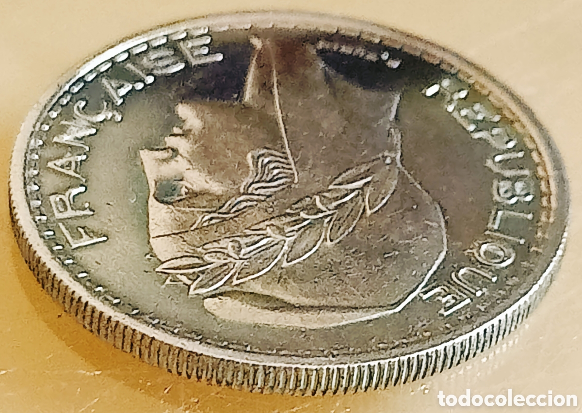 Monedas con errores: Moneda Francia (1948) error de acu&ntilde;aci&oacute;n - Foto 19