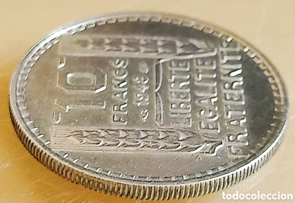 Monedas con errores: Moneda Francia (1948) error de acu&ntilde;aci&oacute;n - Foto 21