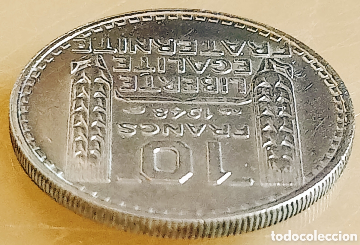 Monedas con errores: Moneda Francia (1948) error de acu&ntilde;aci&oacute;n - Foto 22