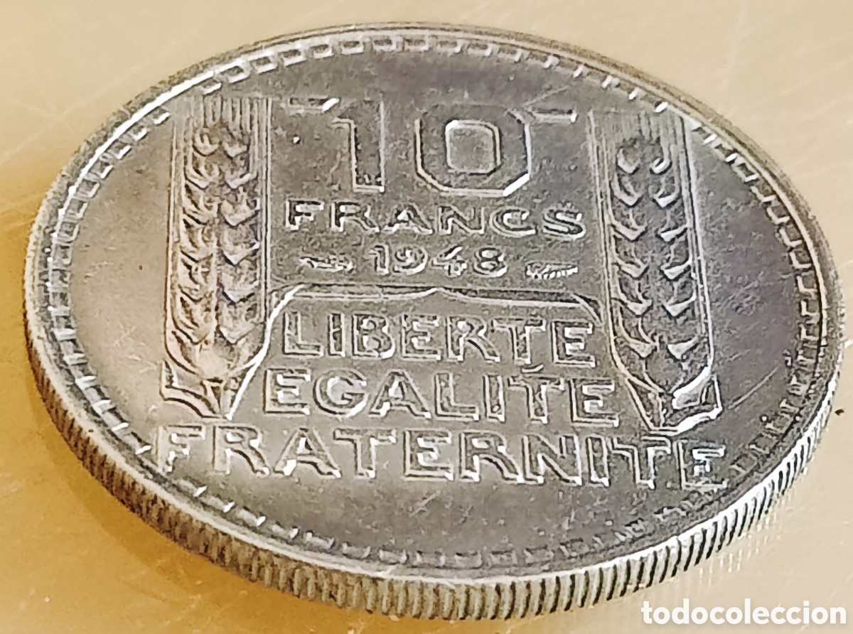 Monedas con errores: Moneda Francia (1948) error de acu&ntilde;aci&oacute;n - Foto 23