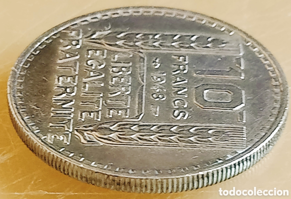 Monedas con errores: Moneda Francia (1948) error de acu&ntilde;aci&oacute;n - Foto 24
