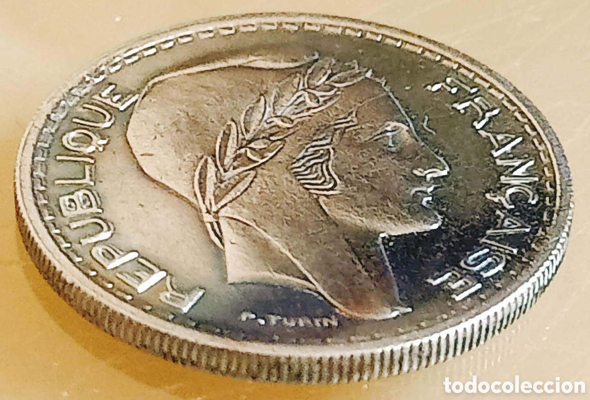 Monedas con errores: Moneda Francia (1948) error de acu&ntilde;aci&oacute;n
