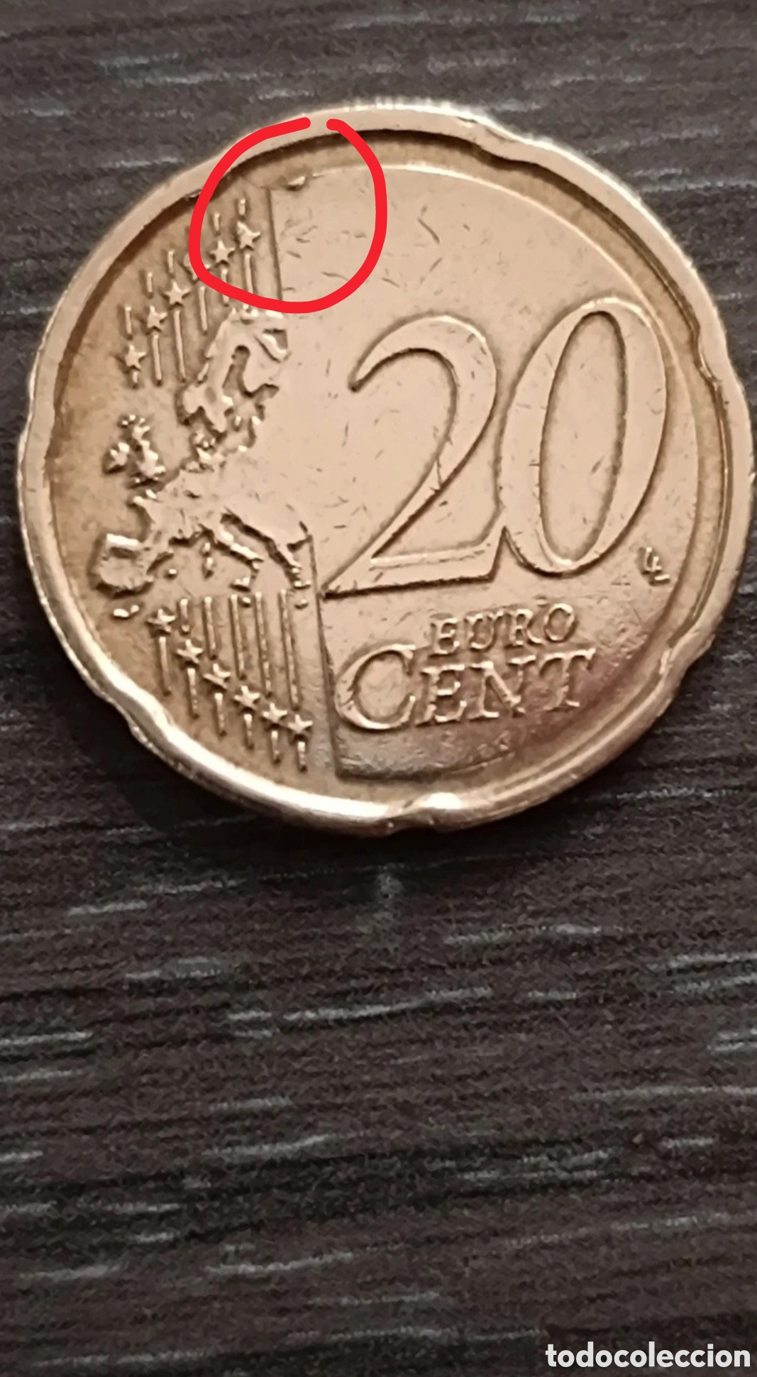 Monedas con errores: Moneda con error de acu&ntilde;aci&oacute;n - Foto 2