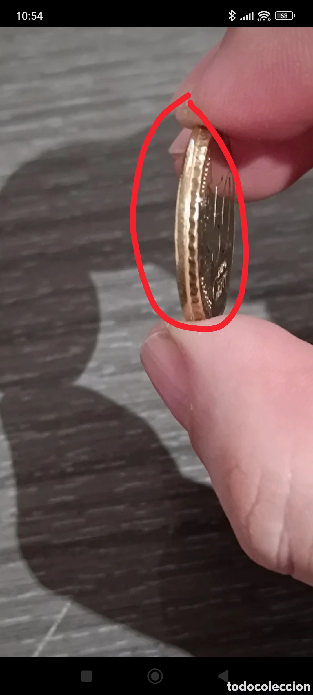 Monedas con errores: Moneda con error de acu&ntilde;aci&oacute;n - Foto 2
