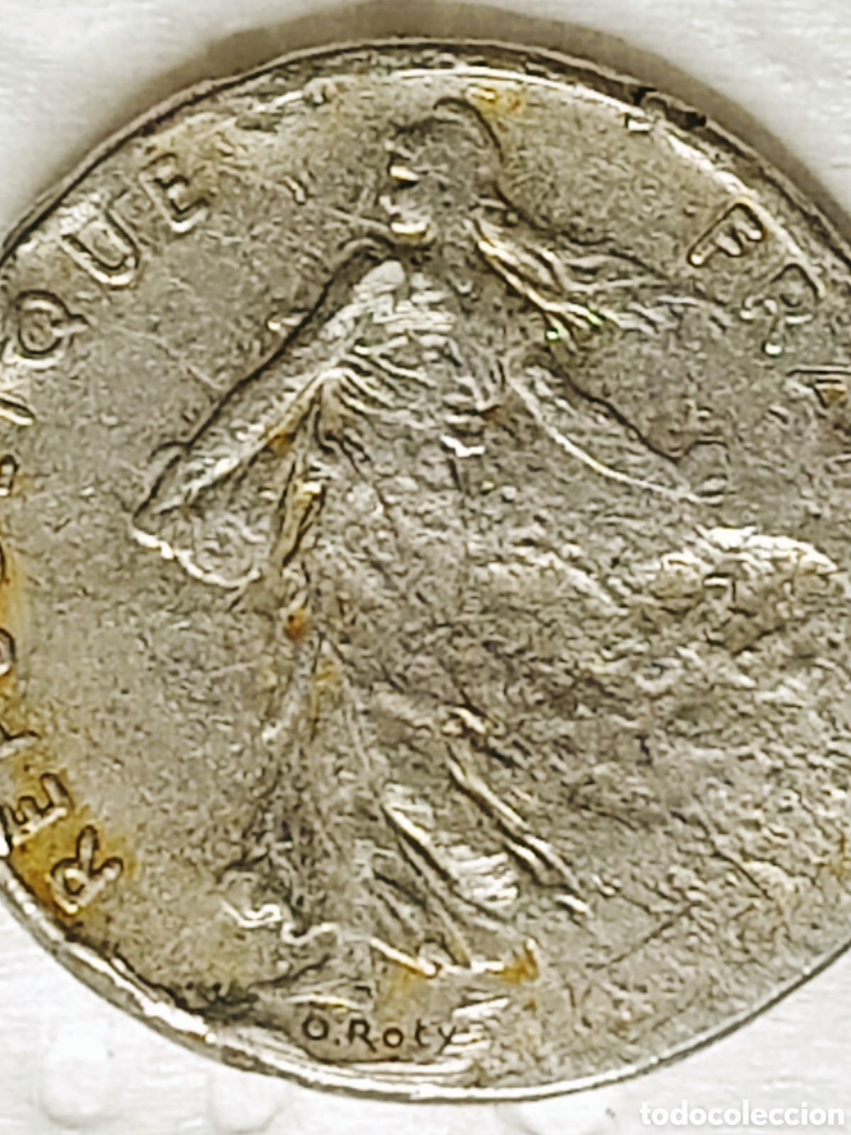 Monedas con errores: Moneda Francia (1977) Error M&uacute;ltiple Mayor - Foto 3