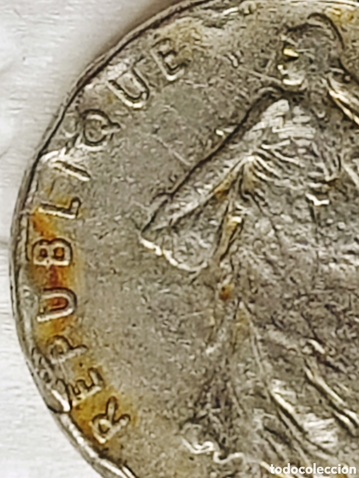 Monedas con errores: Moneda Francia (1977) Error M&uacute;ltiple Mayor - Foto 5