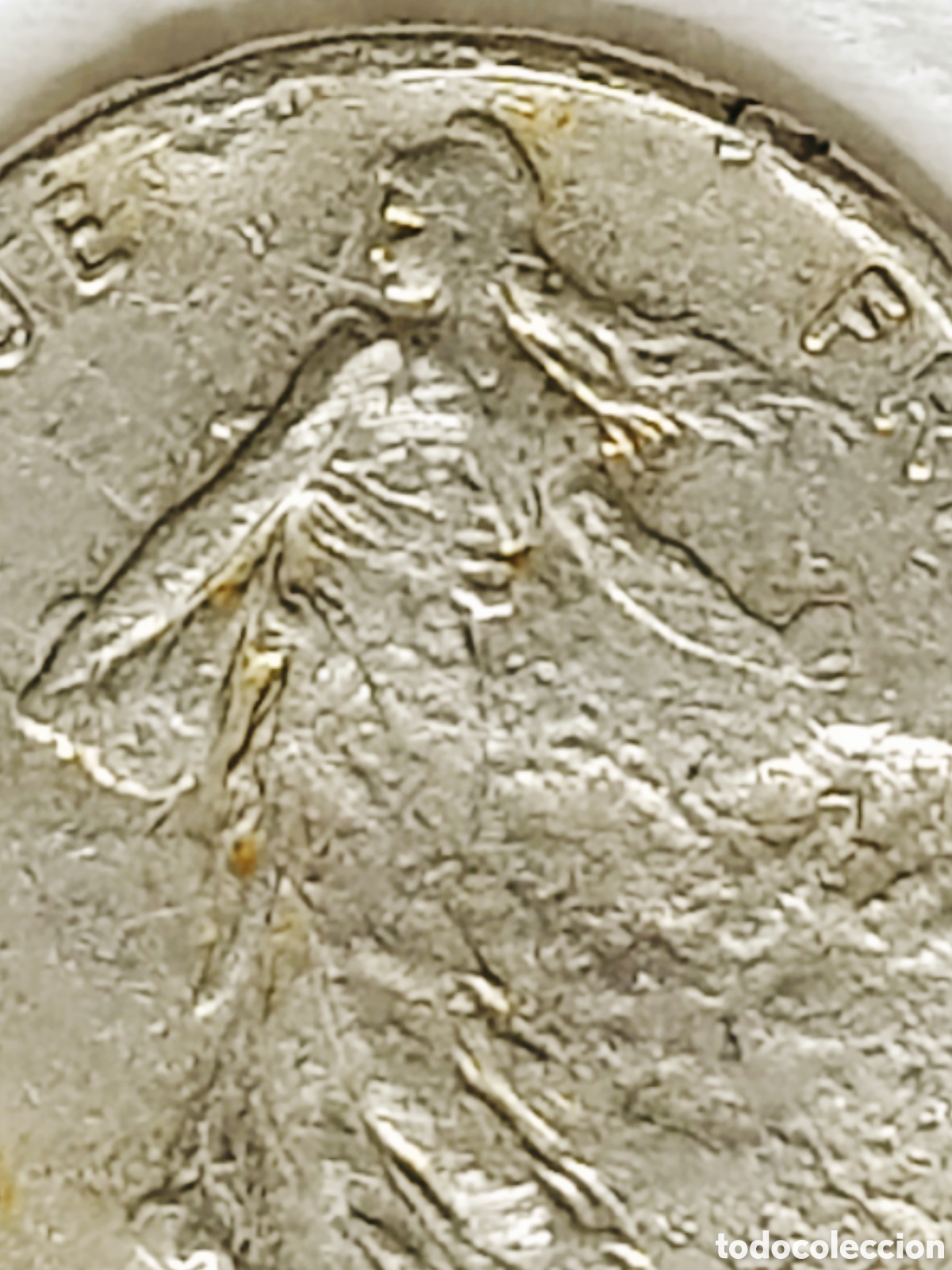 Monedas con errores: Moneda Francia (1977) Error M&uacute;ltiple Mayor - Foto 6