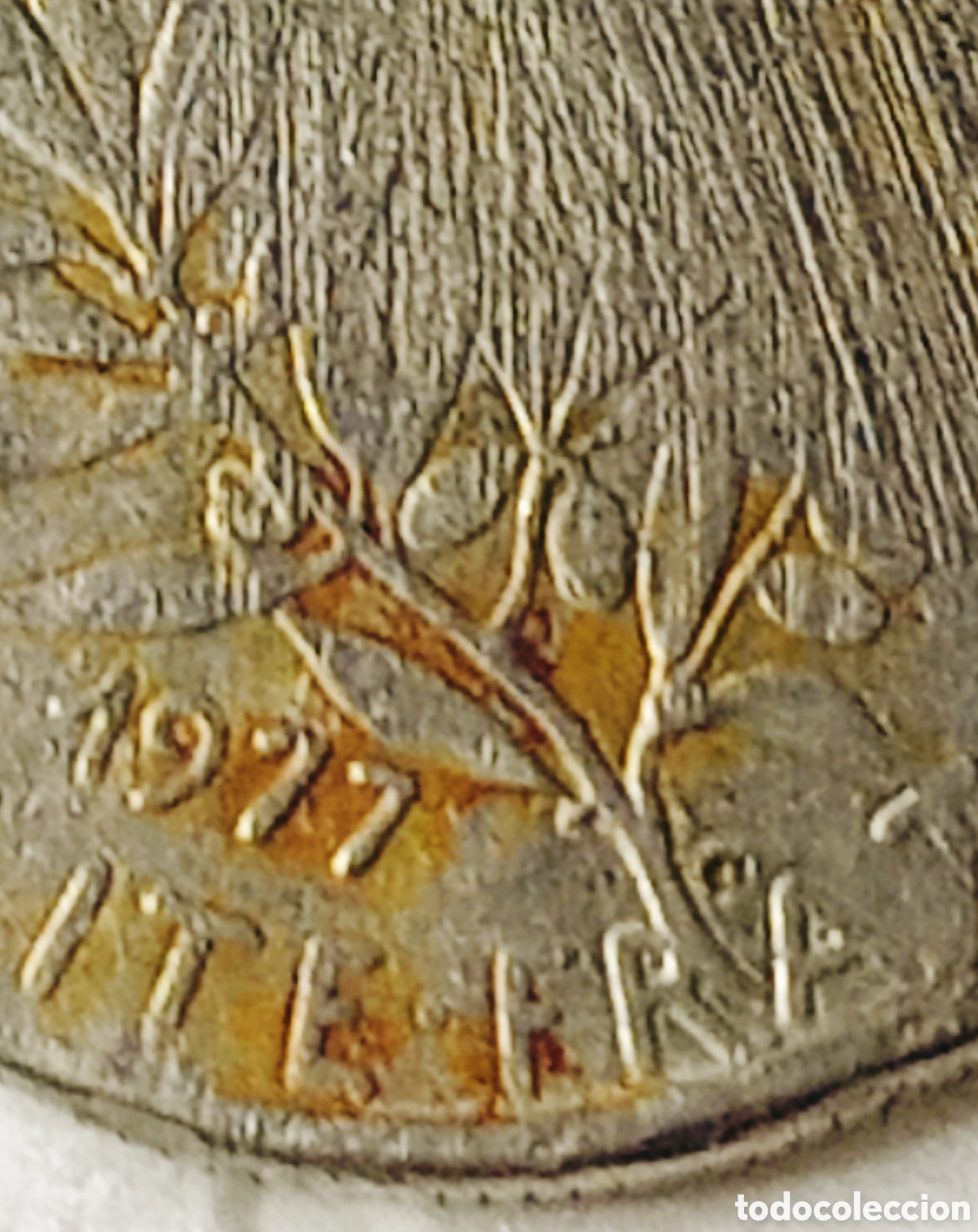 Monedas con errores: Moneda Francia (1977) Error M&uacute;ltiple Mayor - Foto 15
