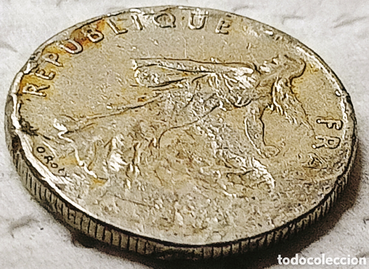 Monedas con errores: Moneda Francia (1977) Error M&uacute;ltiple Mayor - Foto 21