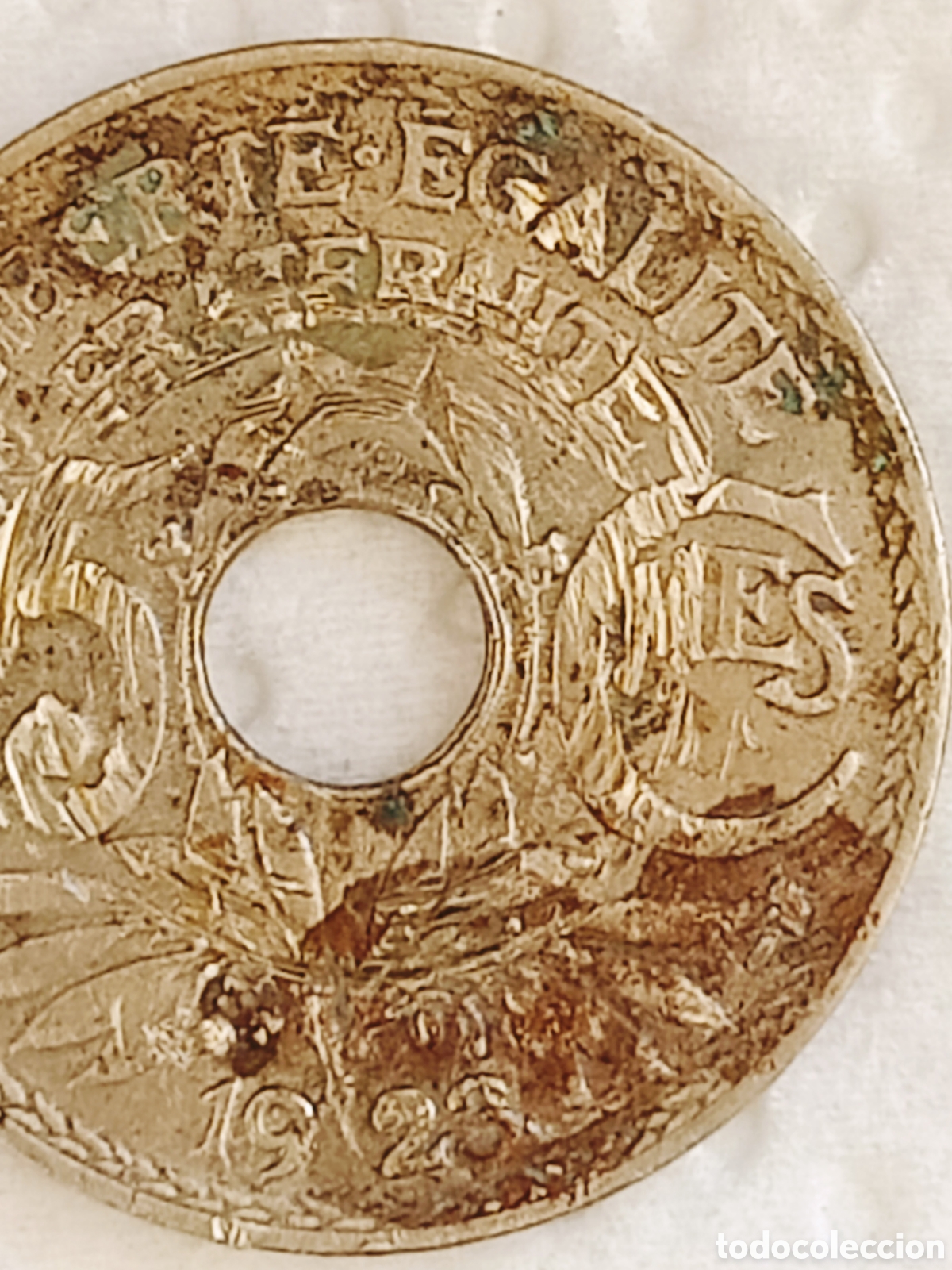 Monedas con errores: Moneda Francia (1923)25Ct- ERROR - Foto 5
