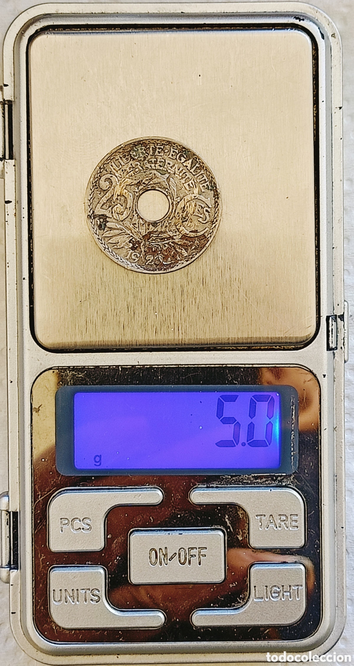 Monedas con errores: Moneda Francia (1923)25Ct- ERROR - Foto 23