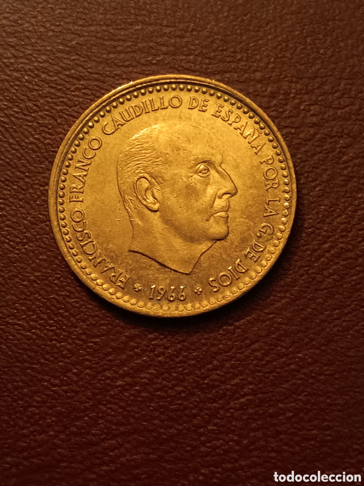 Monedas con errores: ERROR COSPEL DESPLAZADO - 1 PESETA 1966 *70 - ESTADO ESPA&Ntilde;OL