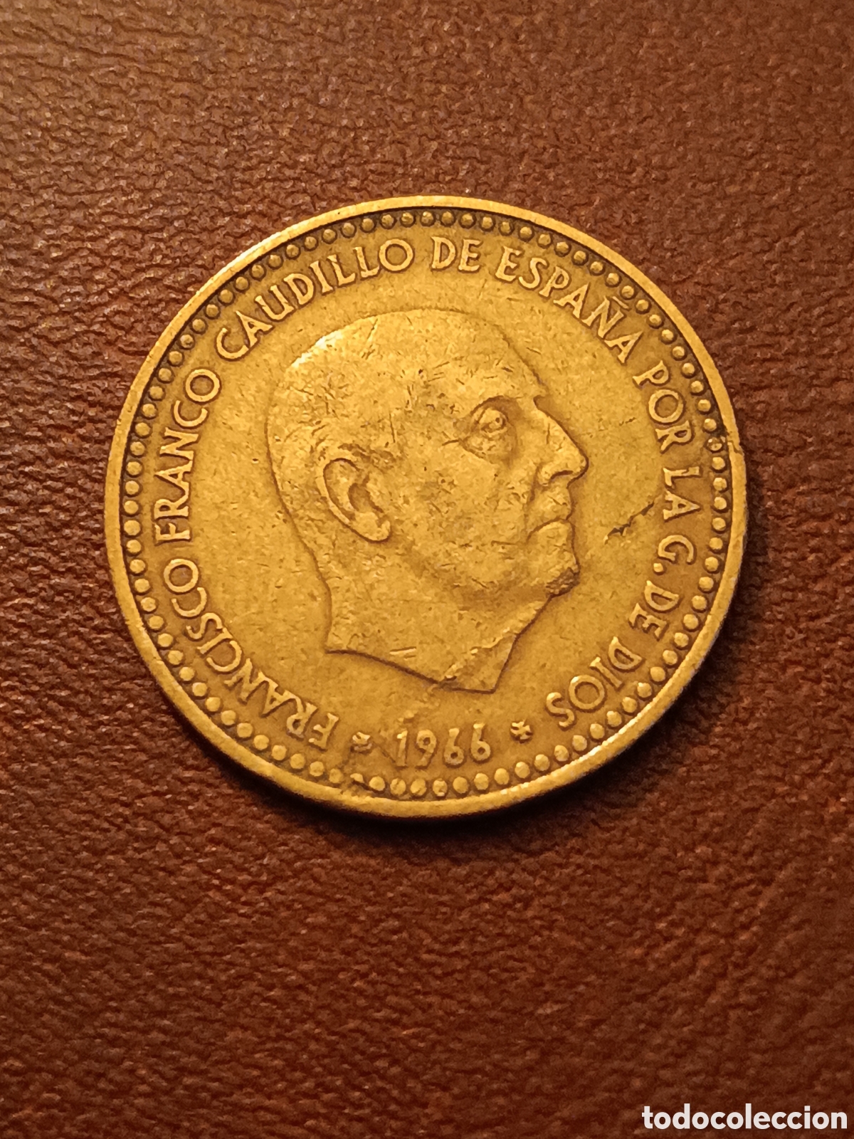 Coins with Errors: ERROR DE LAMINACI&Oacute;N - 1 PESETA 1966 *69 - ESTADO ESPA&Ntilde;OL