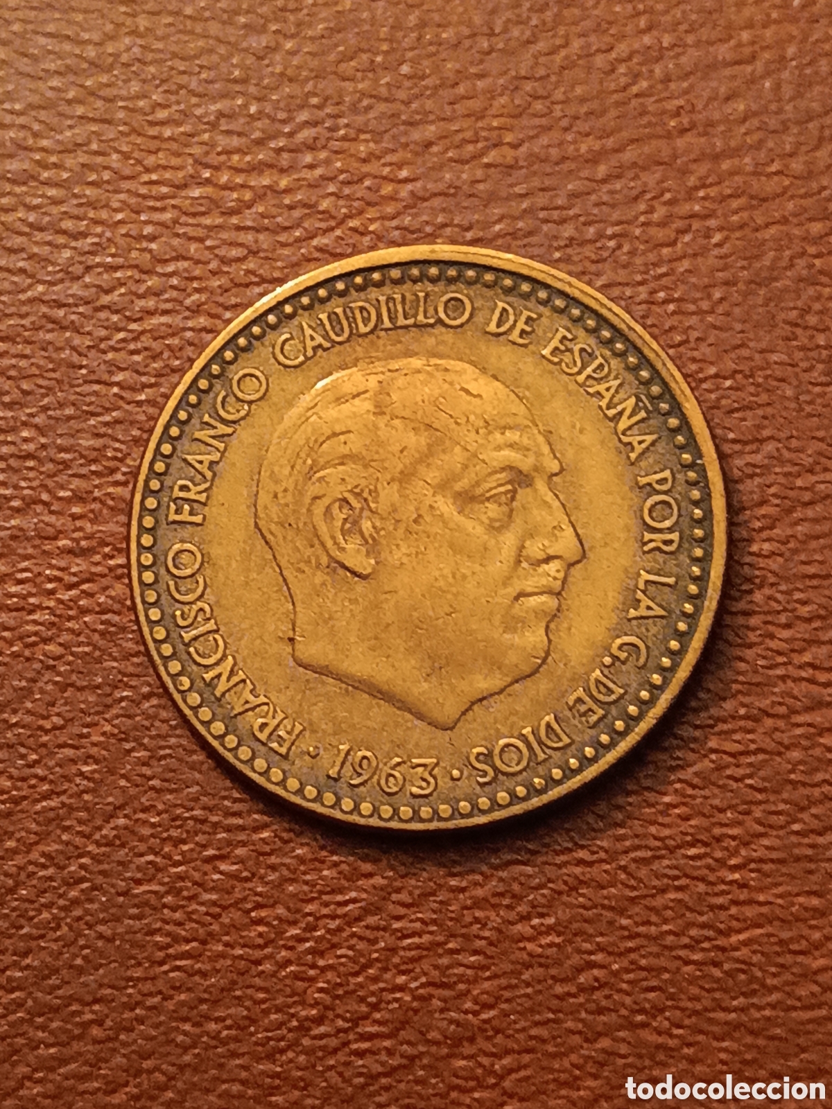 Monedas con errores: ERROR COSPEL DESPLAZADO - 1 PESETA 1963 *65 - ESTADO ESPA&Ntilde;OL