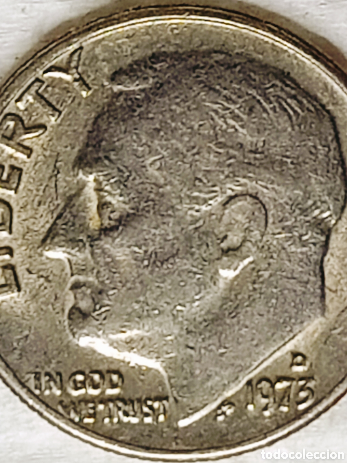 Monedas con errores: Moneda USA (1973*D) error mec&aacute;nico - Foto 2
