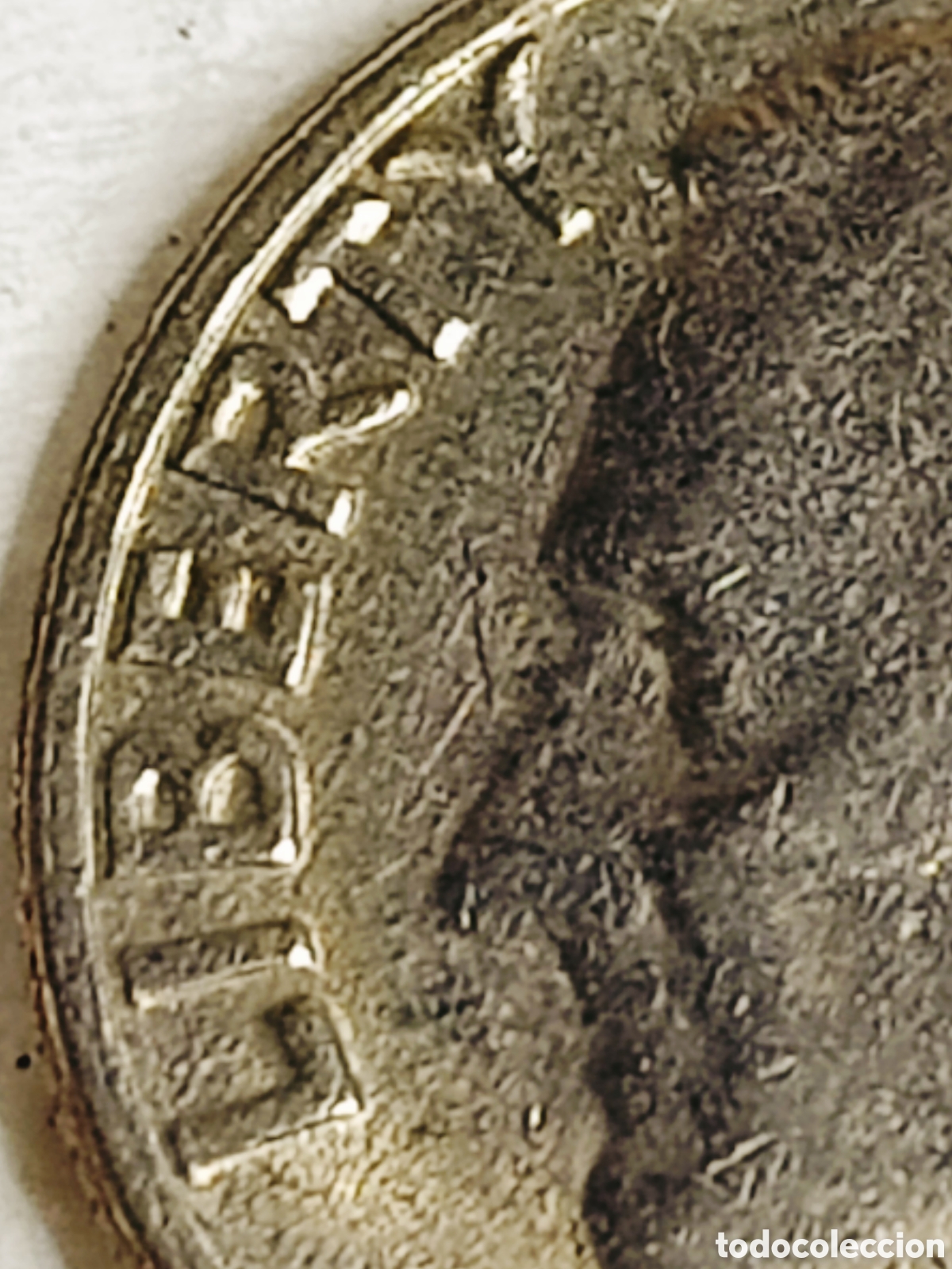Monedas con errores: Moneda USA (1973*D) error mec&aacute;nico - Foto 3