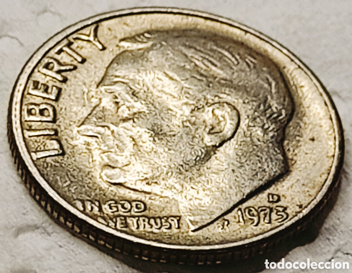 Monedas con errores: Moneda USA (1973*D) error mec&aacute;nico - Foto 27