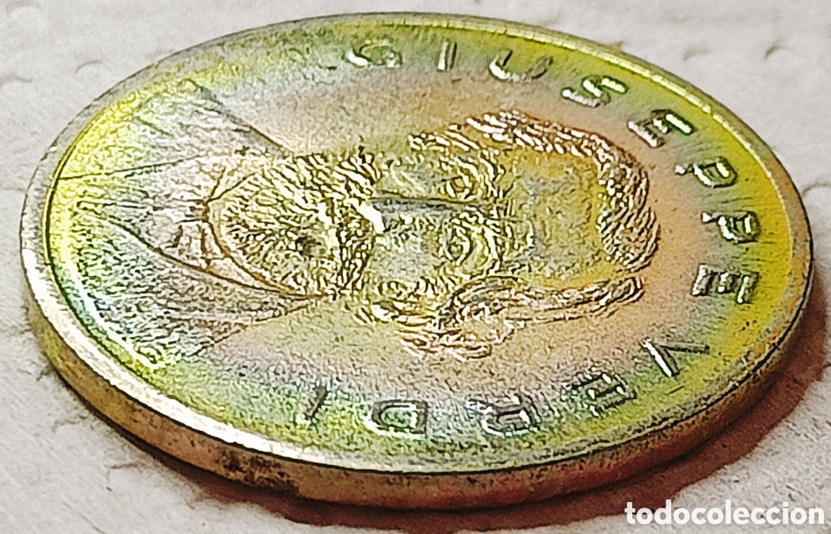 Monedas con errores: Moneda/Medalla Italia&rdquo;RARA&rdquo;(1965-1975) - Foto 21