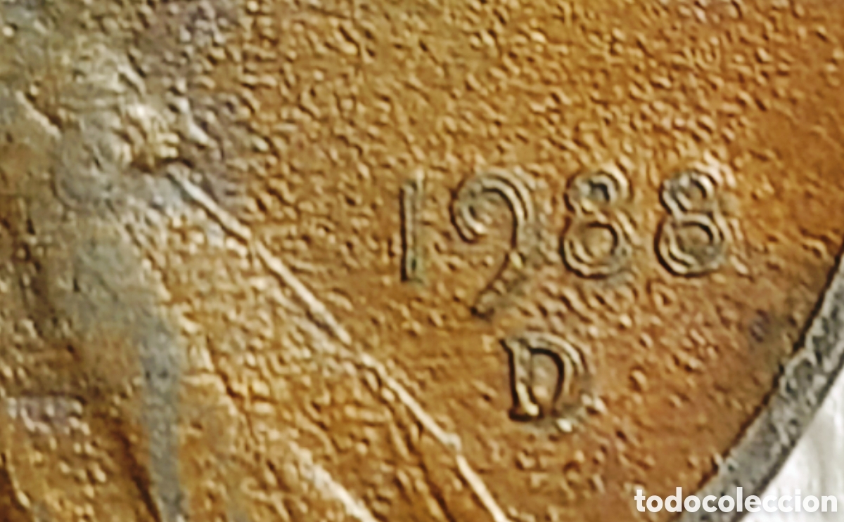 Monedas con errores: Moneda USA (1988*D) Error de Acu&ntilde;aci&oacute;n