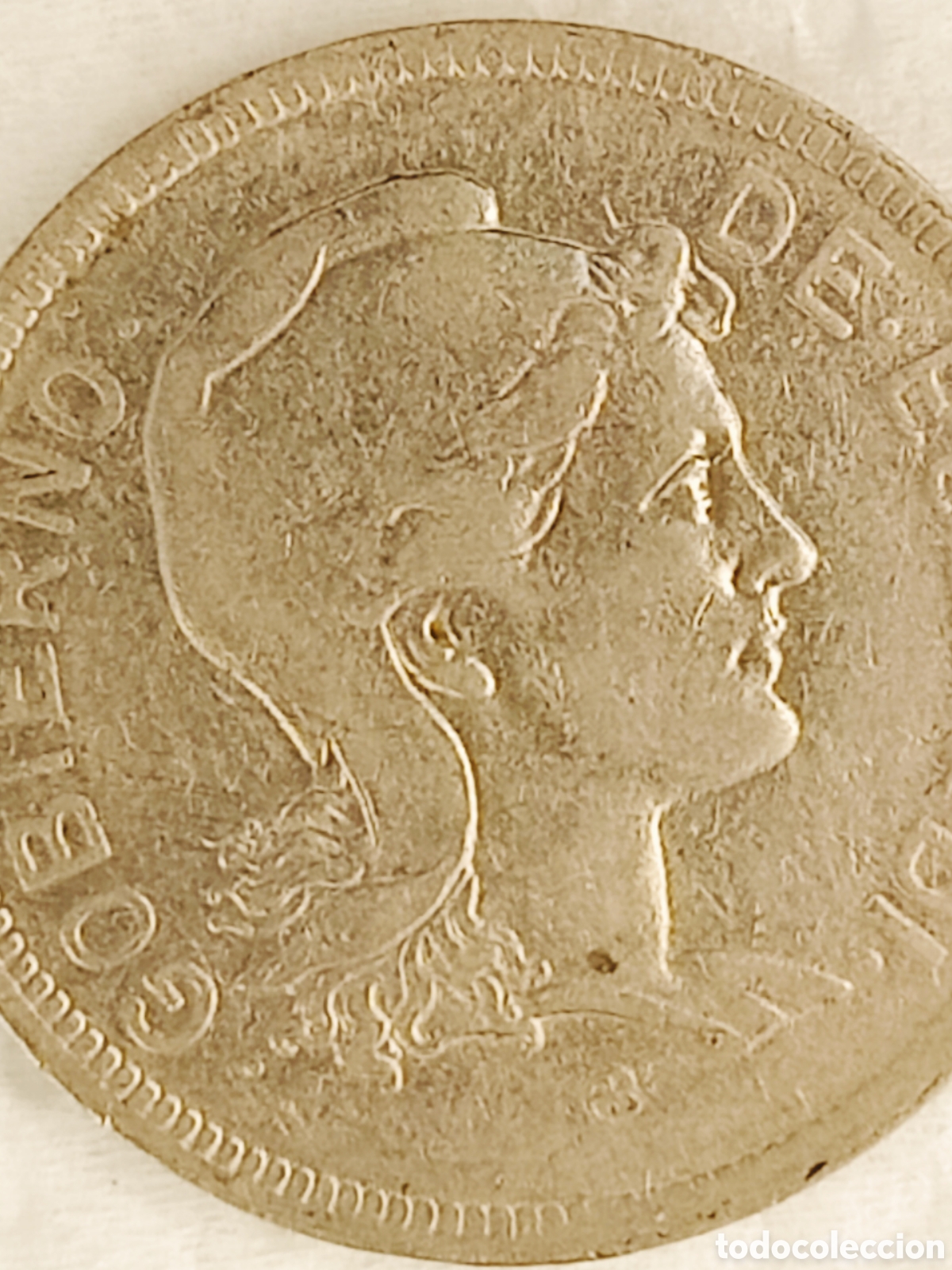 Monedas con errores: Moneda Espa&ntilde;a (Euzkadi-1937) Gran error - Foto 3