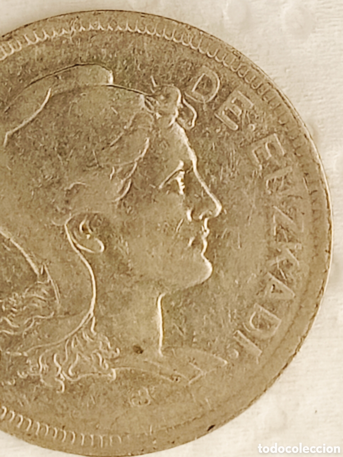 Monedas con errores: Moneda Espa&ntilde;a (Euzkadi-1937) Gran error - Foto 5