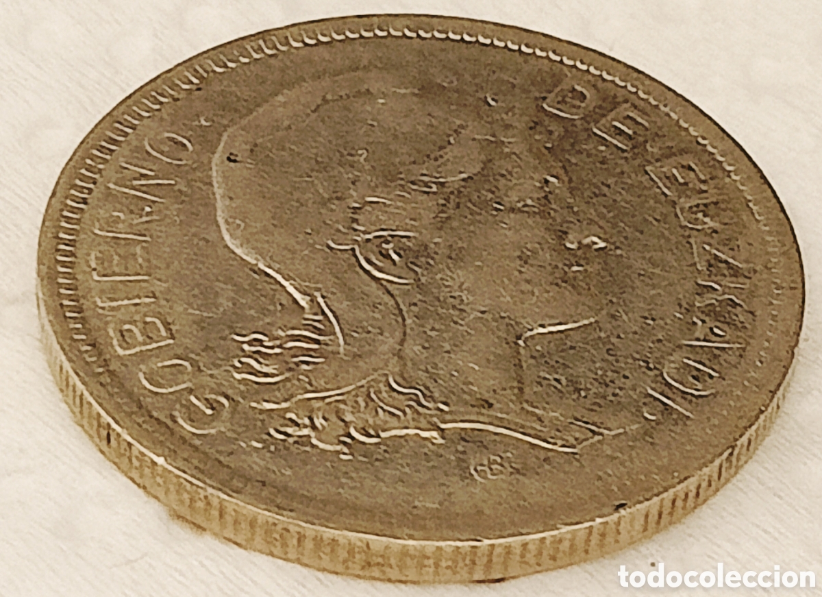 Monedas con errores: Moneda Espa&ntilde;a (Euzkadi-1937) Gran error - Foto 11