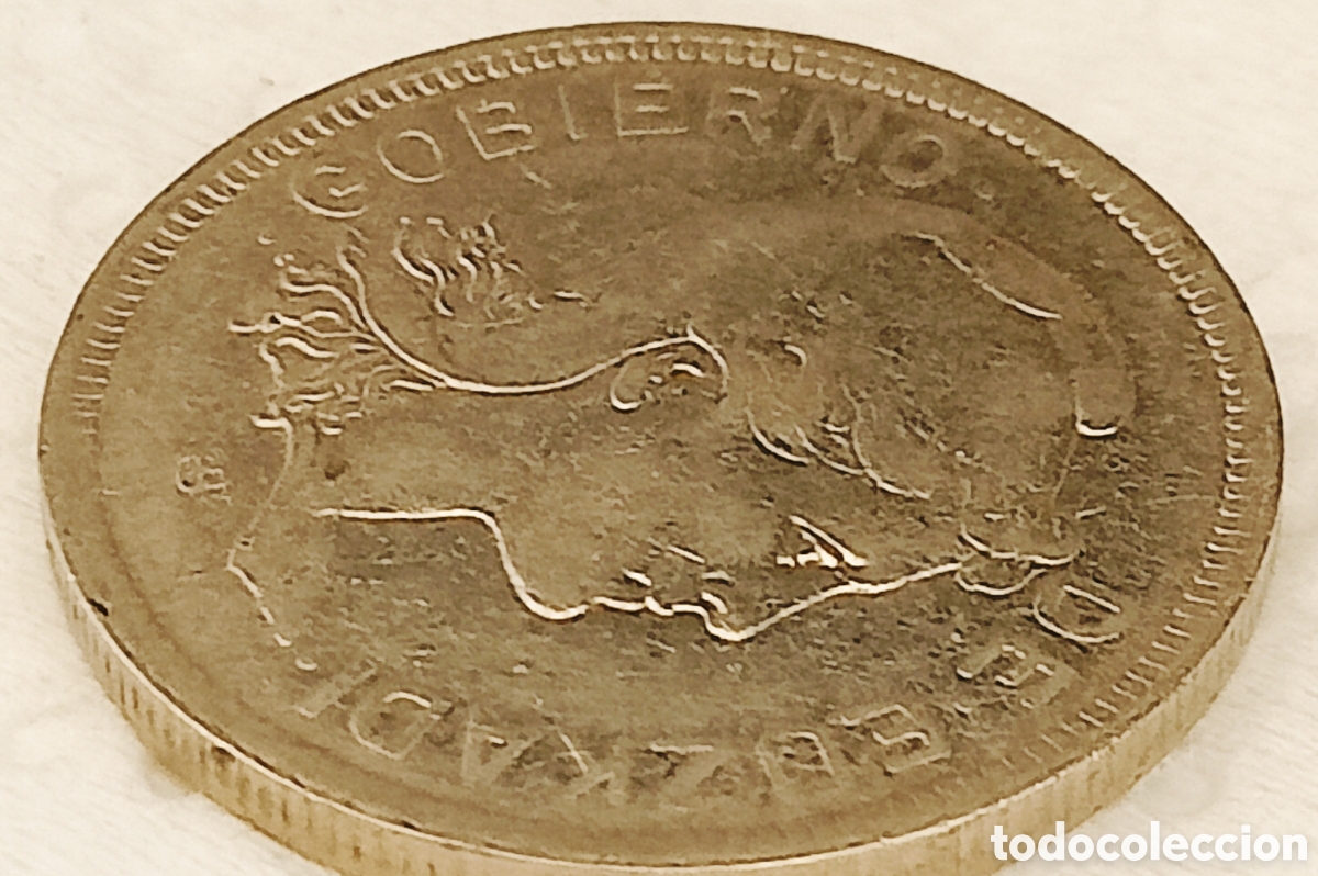 Monedas con errores: Moneda Espa&ntilde;a (Euzkadi-1937) Gran error - Foto 12